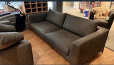 B&B Italia Charles sofa and 2 arm chairs in Grey excellent condition RRP £10000+