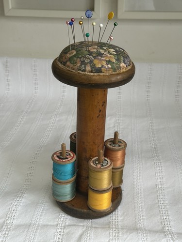 Vintage wooden sewing - vintage,