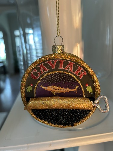 Caviar tin christmas - caviar,