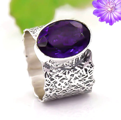 African amethyst gemstone - amethyst,
