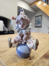 Lladro clown HAVING A BALL