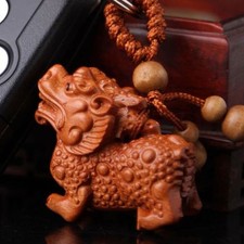 Wood 3D Carving Chinese Wealth