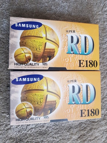Samsung video tapes - 2, blank