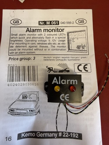 Dummy alarm flashing led - dummy,
