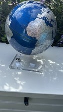 Retro Globe Blue 40cm High (with stand)