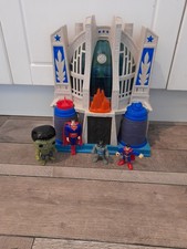imaginext superman hall of