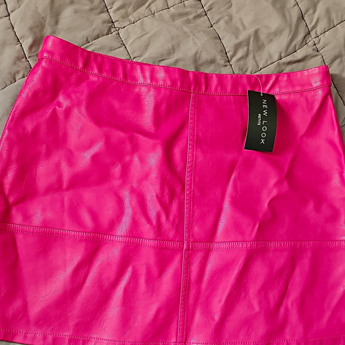 New look women pink faux - look,