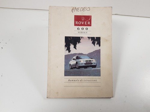 Rover 600 owner manual - rover, owner's