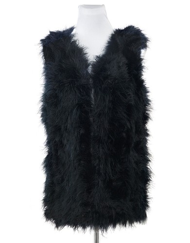 Plain fur gilet - fur,