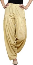 Cotton Patiala Salwar Punjabi Patiyala Trouser Free Size Yoga Pants for Women