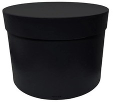 1 x Small Black Flower Hat Box