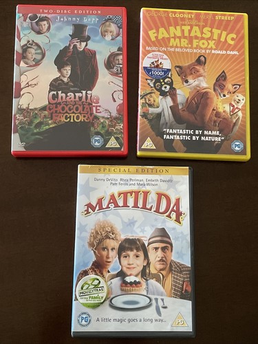 Roald dahl dvds - 3x,