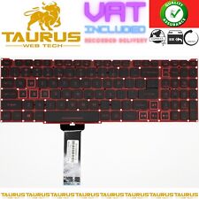 Acer Nitro 5 AN515-54 Black With Red Backlit US Gaming Laptop Keyboard FREE P&P