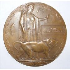 WW1 Death Penny Plaque THOMAS