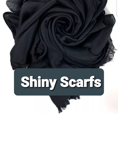 Silky shinny scarves - shinny,