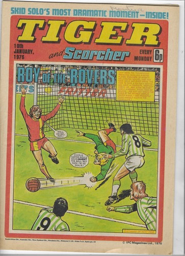 Tiger and scorcher comic - and,