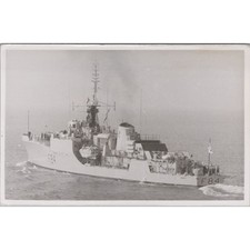 Postcard naval ship - ship, exmouth
