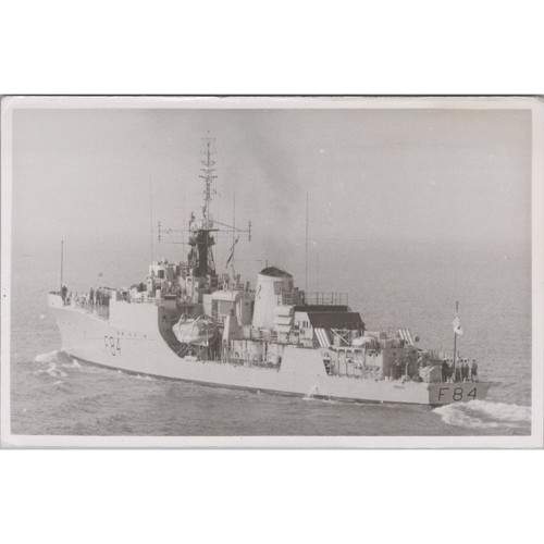 Postcard naval ship exmouth - postcard,