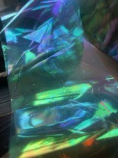 Angelina Crystalina Rainbow Iridescent Heat-Fusible Film 5m 