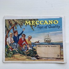 RARE ORIGINAL MECCANO HORNBY 1954/5 PAMPHLET PRICE CATALOGUE