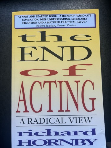 The end acting - of, acting: