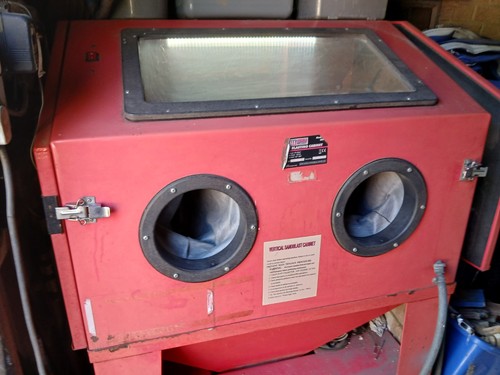 Sealey shot blasting cabinet - shot,