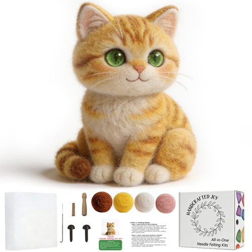 Diy needle felting - kit, cute