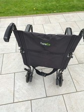 CareCo Fusion Lite Manual Fold-Up Wheelchair, BLACK Framed