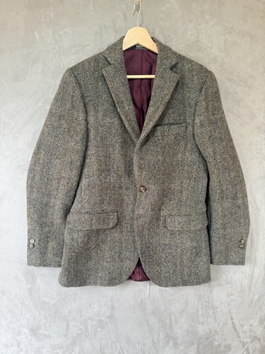 Harris tweed pure wool blazer - tweed,