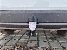 Tow Bar Ball Cover Skull Helmet 50mm