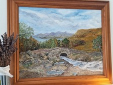 Oil on Board, Ashness Bridge