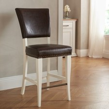 Rivera Ivory Bar Stools in a
