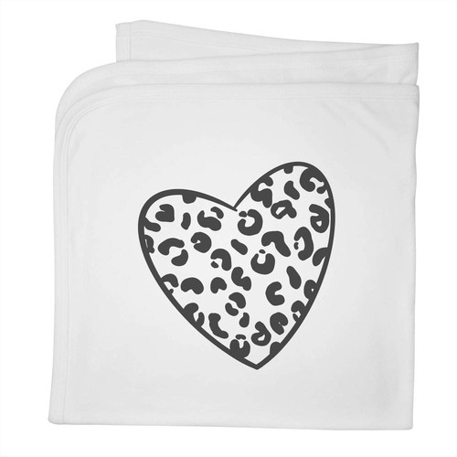 Leopard print heart - print, baby