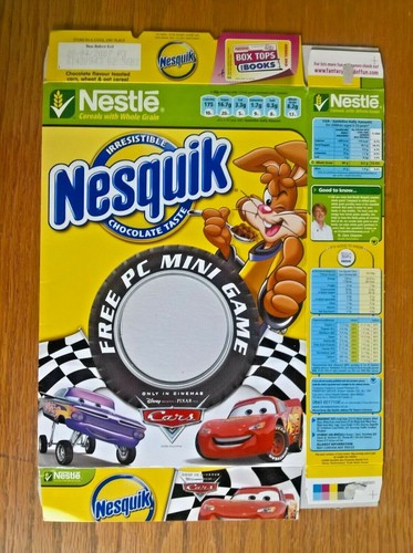 Nestle nesquik empty cereal - nestle,