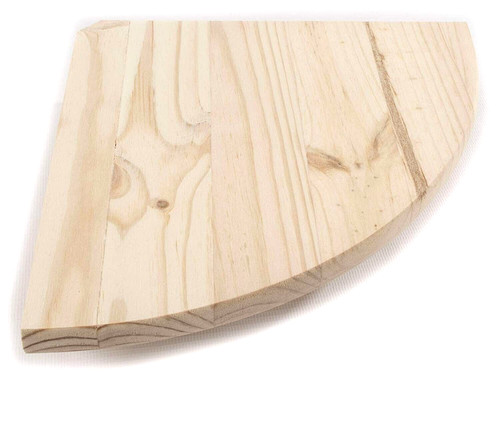 Wood corner shelf 19cm wooden - corner,