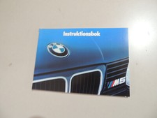 Instruction Book BMW M5 M5