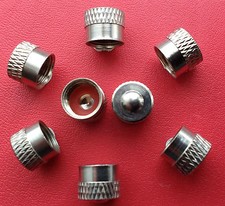 8 x Metal Schrader Car Tyre