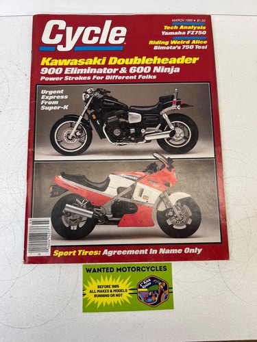 Cycle magazine march 1985 - magazine,