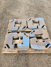 NUFFIELD, LEYLAND OR MARSHALL TRACTOR FRONT WAFER WEIGHTS X 8. 