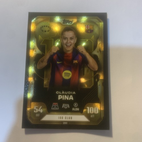 Claudia pina topps match attax - claudia,