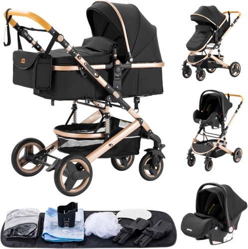 Pram pushchair with - 3, in