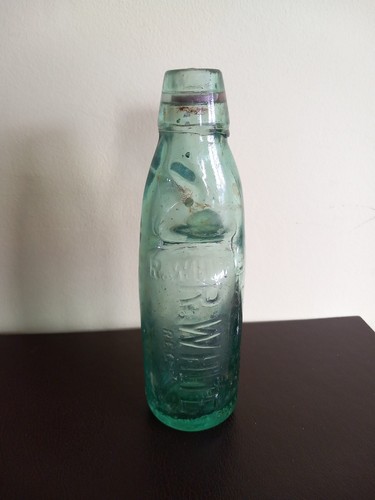 Antique codd bottle white - antique, bottle-r.