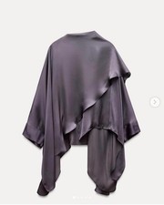 Zara Aysemetric Flowing Cape