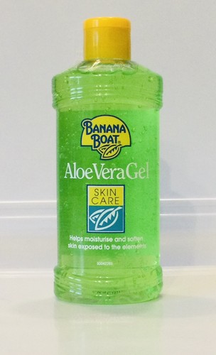 Banana boat after - boat, aloe