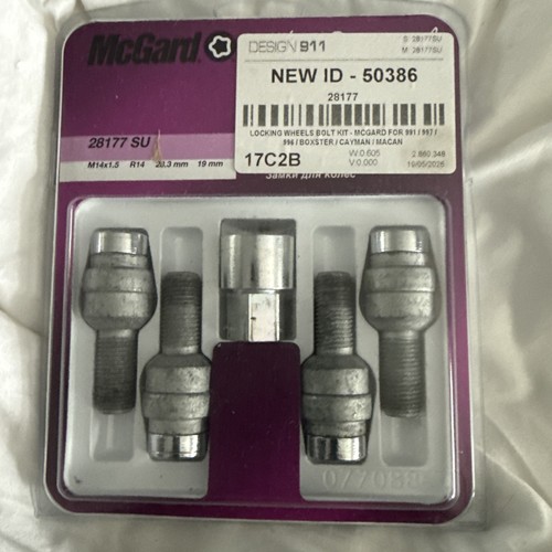 Mcgard porsche locking - mcgard,