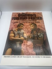 George Foreman Vs Joe Frazier Original Vintage Poster 14x22 Inch 