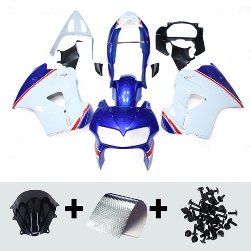 Blue white fairing - blue,