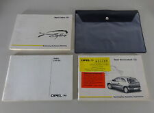 Document folder + operating instructions / manual Opel Zafira A from 09/2000