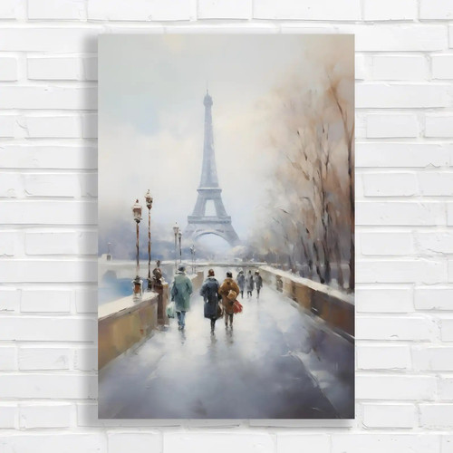Eiffel tower snowy - eiffel,