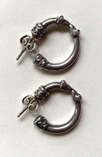 Kalevala koru vintage Moosehead (Hirvenpää) ear rings / Finnish ethnic design